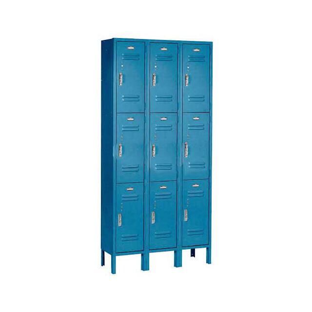238231BL 3 TIER LOCKER, 12 X 15 X 24, 9 D