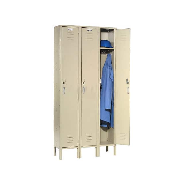 652039TN SINGLE TIER LOCKER 12X15X72 3 DO