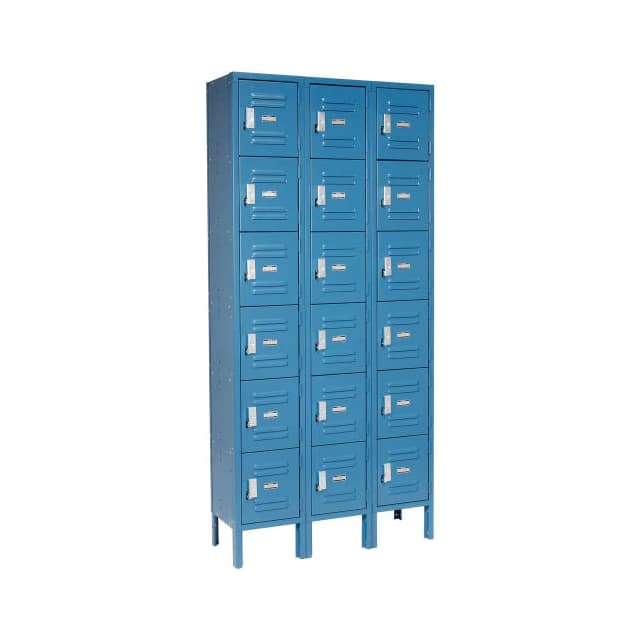 652055BL SIX TIER LOCKER, 12X12X12, 18 DO