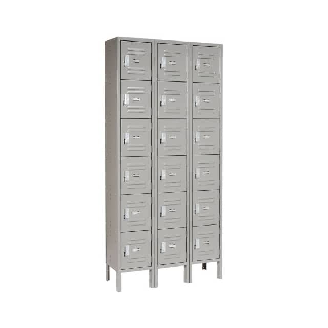 652055GY SIX TIER LOCKER, 12X12,X12, 18 D