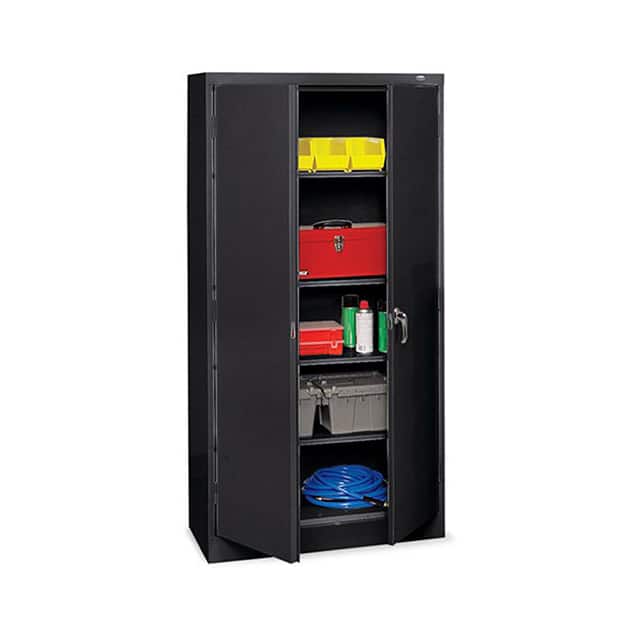 7218DLX-BLK STORAGE CABINET, 36X18X72", ALL-