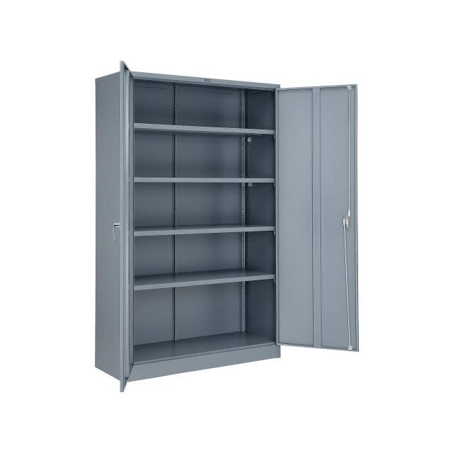 493313GY ASSEMBLED STORAGE CABINET, 48X18
