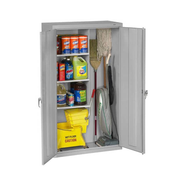 JAN6618DH-MGY TENNSCO JANITORIAL CABINET, WELD