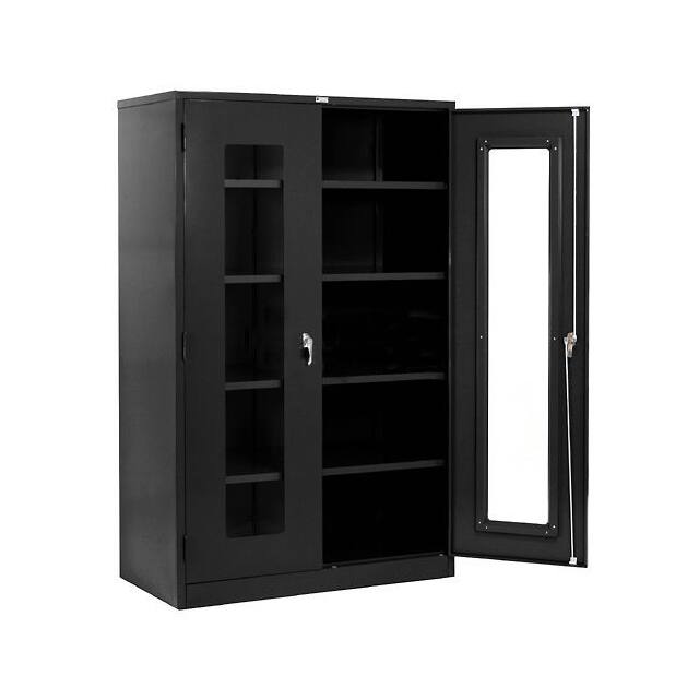 237621BK ASSEMBLED CLEAR VIEW STORAGE CAB