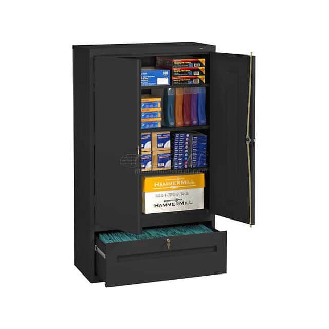 DWR-6618-BLK TENNSCO COMBINATION SHELF DRAWER