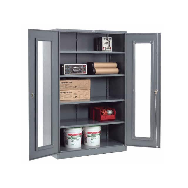 237621GY ASSEMBLED CLEAR VIEW STORAGE CAB