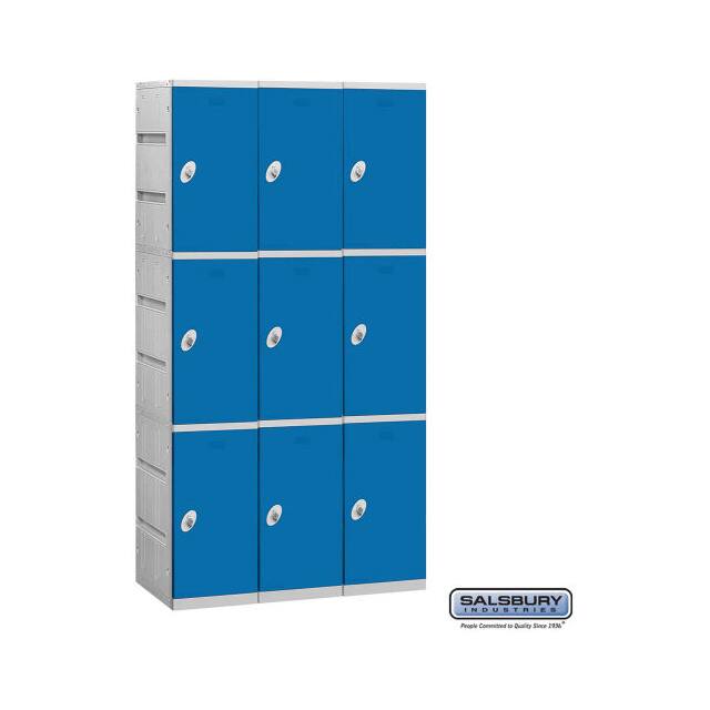 93368BL-U 93000 SERIES PLASTIC LOCKER, TRI