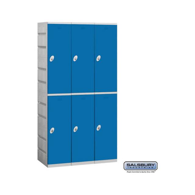 92368BL-U 92000 SERIES PLASTIC LOCKER, DOU