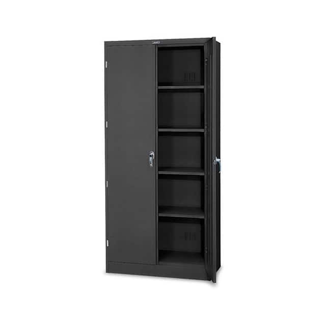 7824-BLK DELUXE STORAGE CABINET, 36X24X78