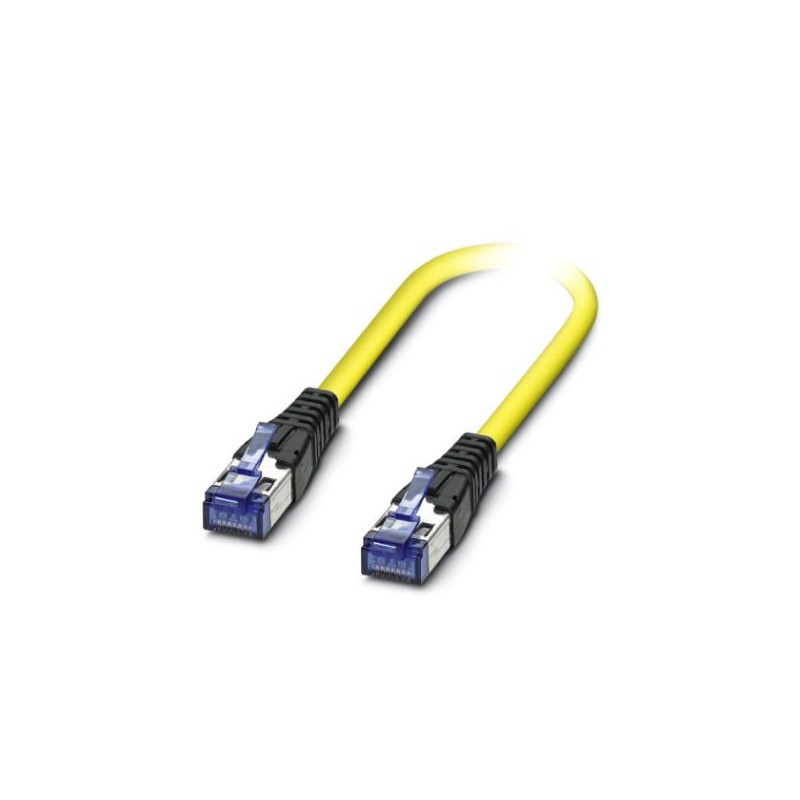 NBC-R4AC1/20-94G/R4AC1-YE This Phoenix Contact NBC-R4AC1/20-94G/R4AC1-YE is an 8-position patch cable with a length of 2 meters and an IP20 protection rating. It supports 10 Gbps transmission speeds.