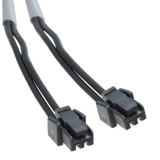 0451110201 MICROLOCK PLUS CABLE BLACK 2 CKT