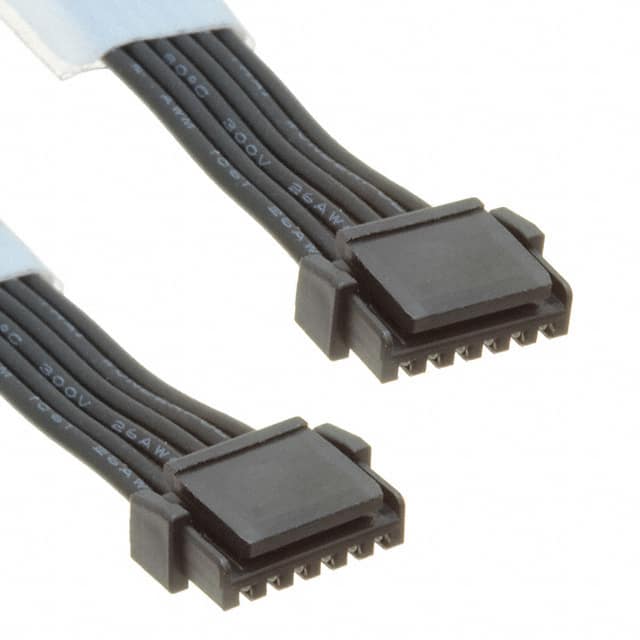 0451110601 MICROLOCK PLUS CABLE BLACK 6 CKT