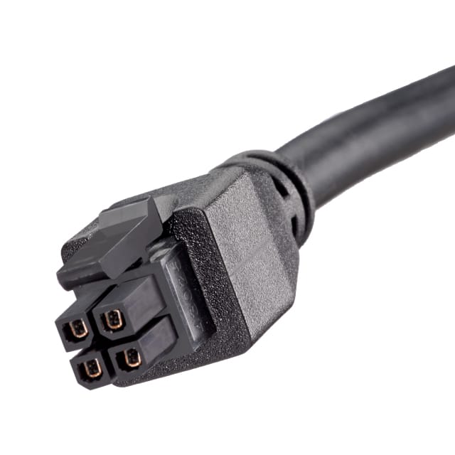2451320410 MICROFIT 4 CIRCUIT BLACK 1M OVER