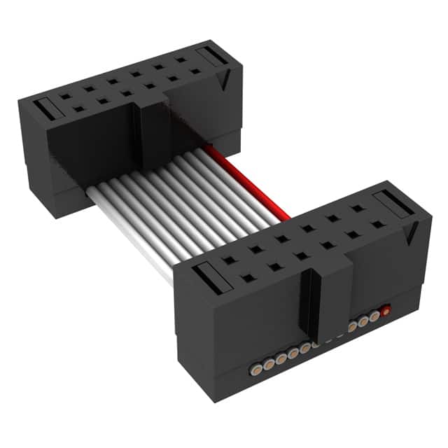 FFSD-06-D-10.00-01-N CABLE ASSEM .05" 12POS 10"