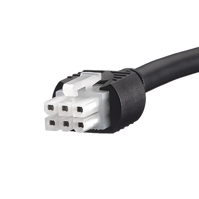 2451350620 MINIFIT JR 6 CIRCUIT BLACK 2M