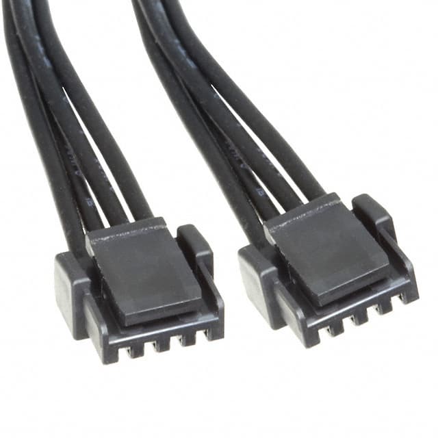0451110405 MICROLOCK PLUS CABLE BLACK 4 CKT