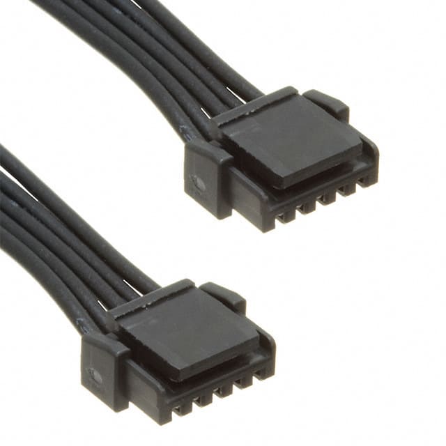 0451110502 MICROLOCK PLUS CABLE BLACK 5-CKT