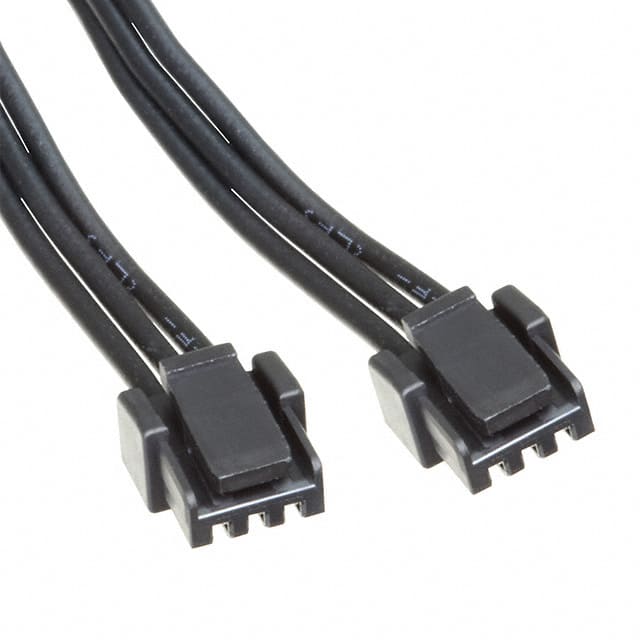 0451110306 MICROLOCK PLUS CABLE BLACK 3 CKT