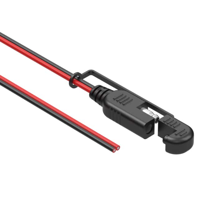 10-02409 CBL ASSY 16AWG 6' BLK TO SAE PIN