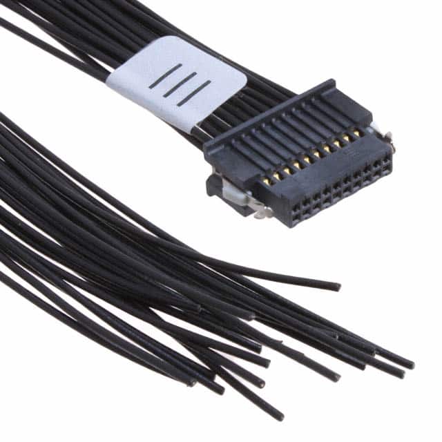 SFSD-10-28-H-10.00-SR CABLE ASSY SOCKET 20POS 28AWG