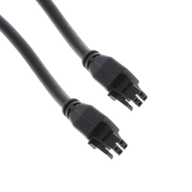 2451320430 MICROFIT 4 CIRCUIT BLACK 3M OM