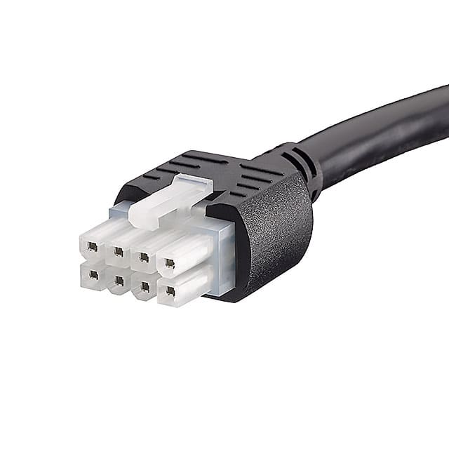 2451350820 MINIFIT JR 8 CIRCUIT BLACK 2M