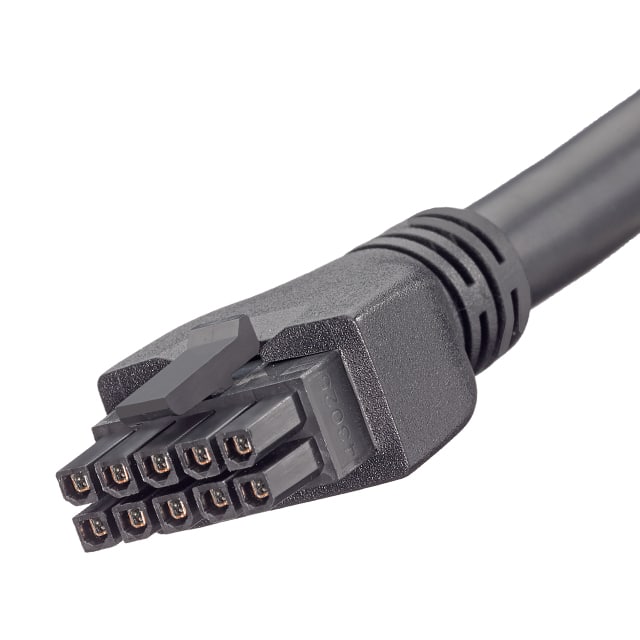2451321010 MICROFIT 10 CIRCUIT BLACK 1M OVE