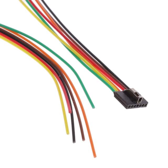 A24000-006 CONNECTOR 6POS PIN MALE W/LATCH