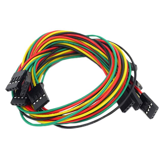110990080 4 PIN DUAL-FEMALE JUMPER WIRE 30