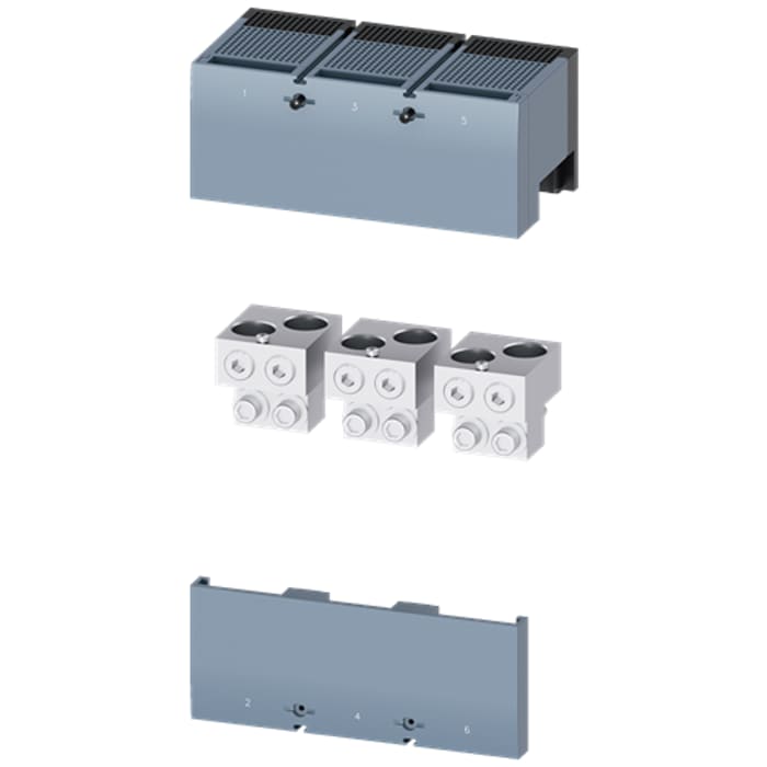 3VA9673-0JC24 The Siemens 3VA9673-0JC24 is a wire connector accessory designed for use with 3VA55, 3VA65, and 3VA66 series circuit breakers. It is manufactured in Mexico and meets various international standards.
