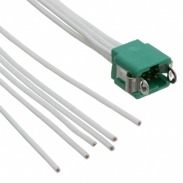 G125-MC10605L4-0150L 1.25MM M/L 6POS 26AWG 150MM