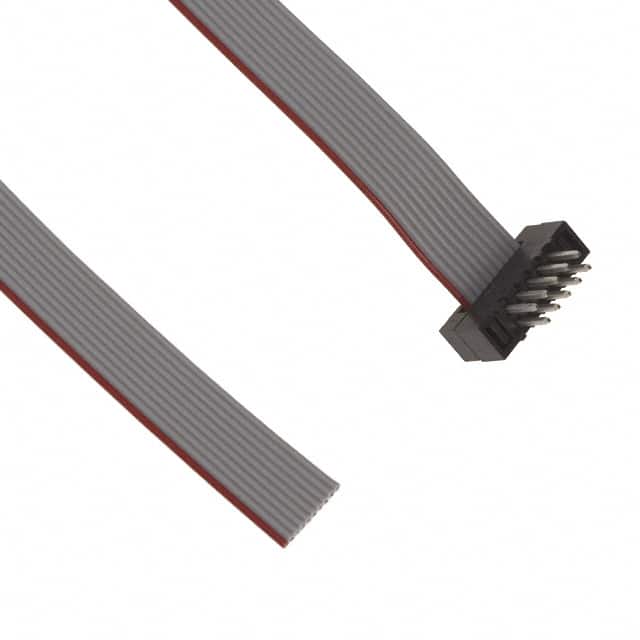 FFMD-05-S-02.00-01 CABLE ASSEM .05" 10PS SGL END 2"