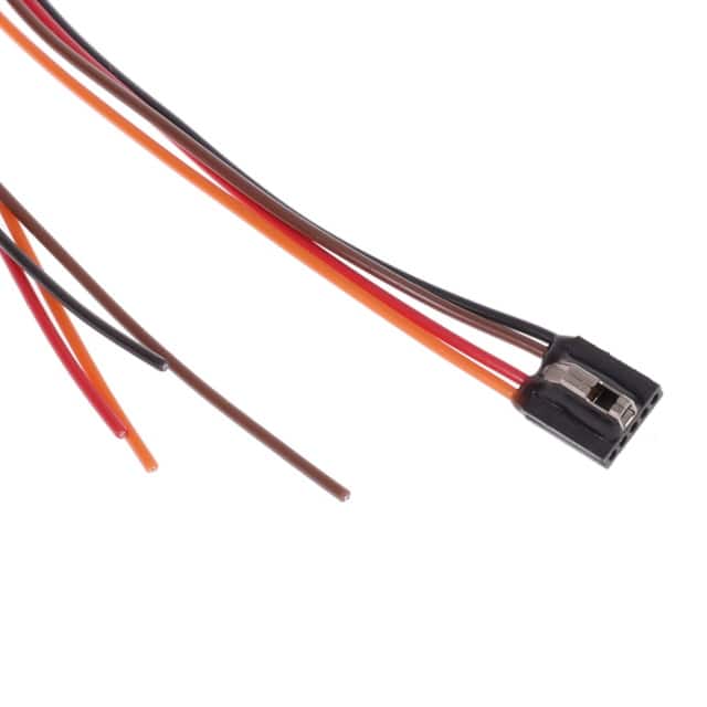 A24000-004 CONNECTOR 4POS PIN MALE W/LATCH