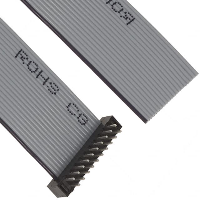 TCMD-10-S-06.00-01 CABLE ASSEM 2MM 20POS SGL END 6"