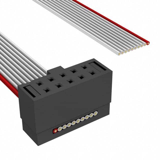 TCSD-05-S-06.00-01-N CABLE ASSEM 2MM 10POS SGL END 6"