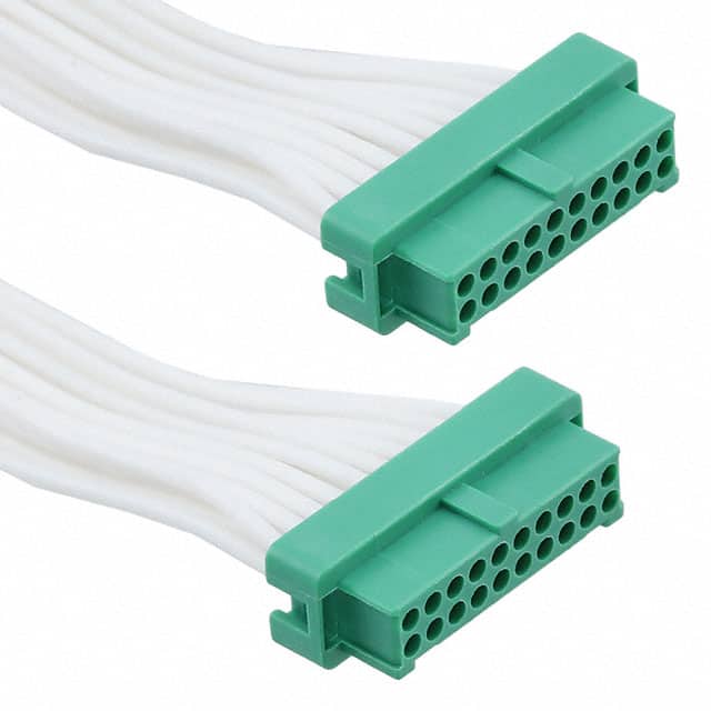 G125-FC12005L0-0300F 1.25MM F/F 20POS 26AWG 300MM