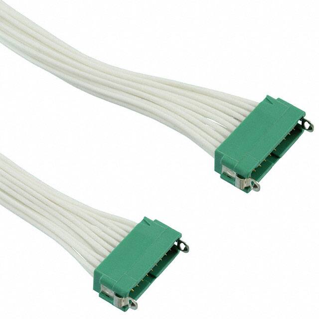G125-MC12005L4-0300M 1.25MM M/M 20POS 26AWG 300MM