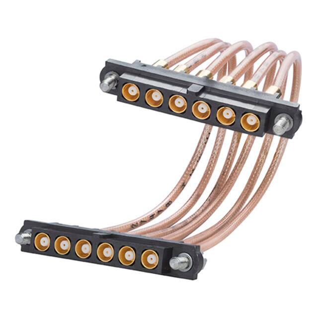 M80-FC305F1-06-0450F1 CBL ASSEM RG178 F-F 450MM 6POS