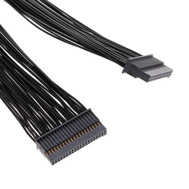 SFSD-20-28-G-10.00-D-NDX .050 SOCKET DISCRETE CABLE ASSEM