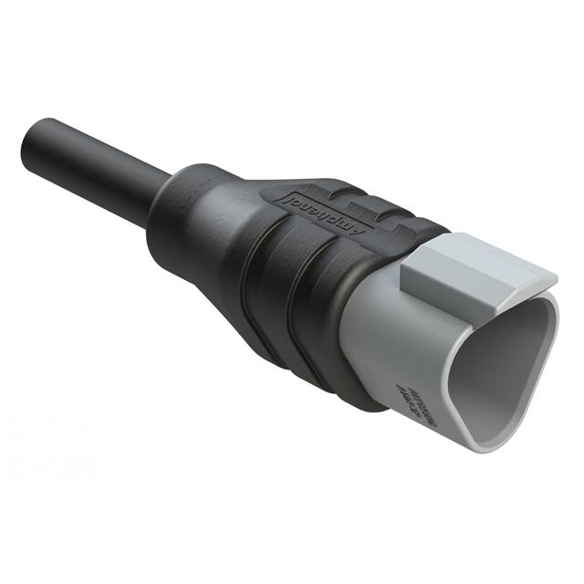 AT04GY-3P-N-TPE-M4 3 POSITION RECEPTACLE SINGLE-END