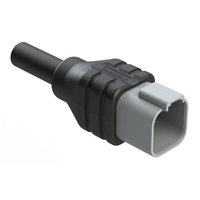 AT04GY-6P-N-TPE-M4 6 POSITION RECEPTACLE SINGLE-END