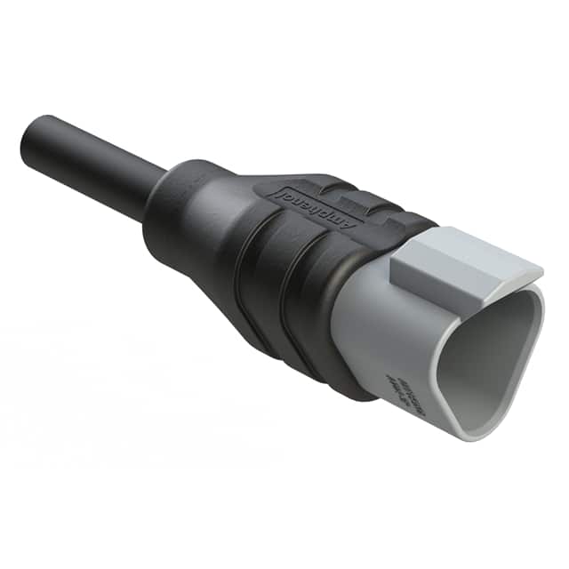 AT04GY-3P-N-TPE-M10 3 POSITION RECEPTACLE SINGLE-END