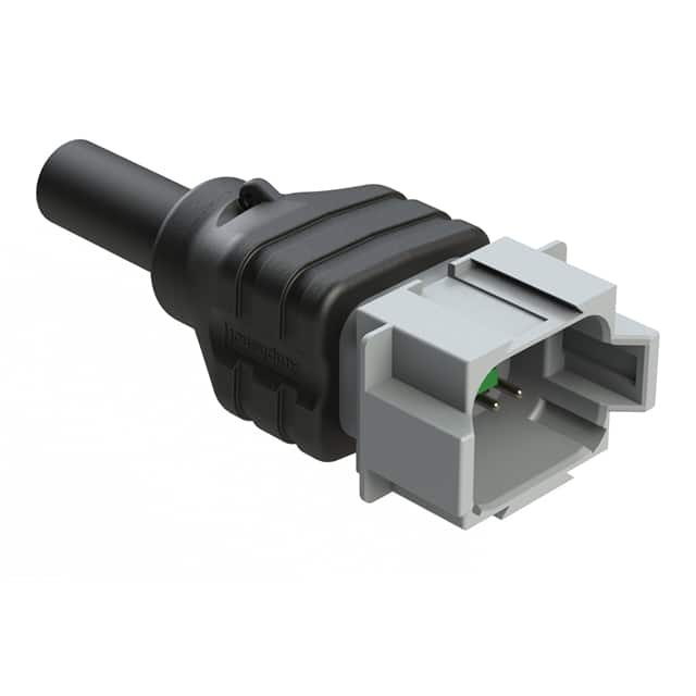 AT04GY-08PA-N-TPE-M4 8 POSITION RECEPTACLE SINGLE-END