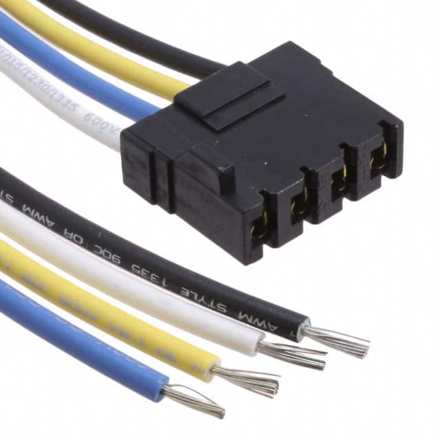PA100 CABLE ASSEMBLY 4POS W/6" LEAD