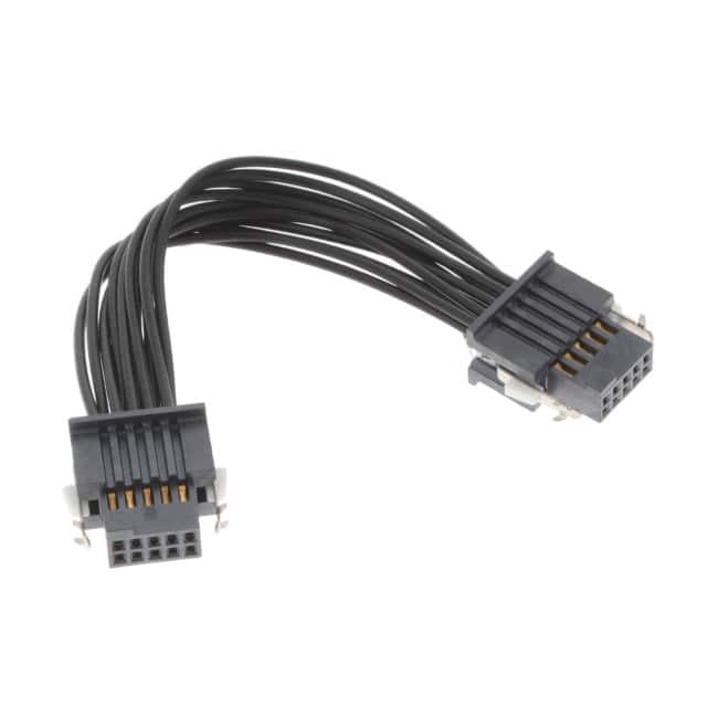 SFSD-05-28-H-03.25-DR-NDX CABLE ASSY SOCKET 10POS 28AWG