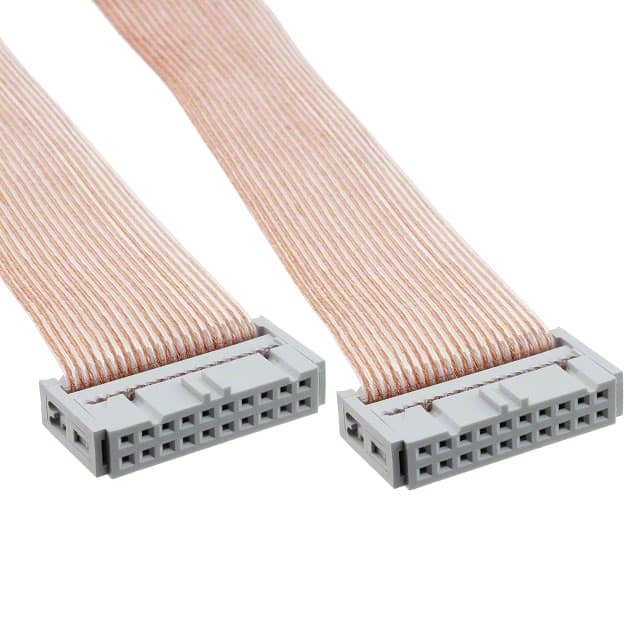 310J101-20-CA003 FLT RIB CBL .050" 28AWG 20C 3'
