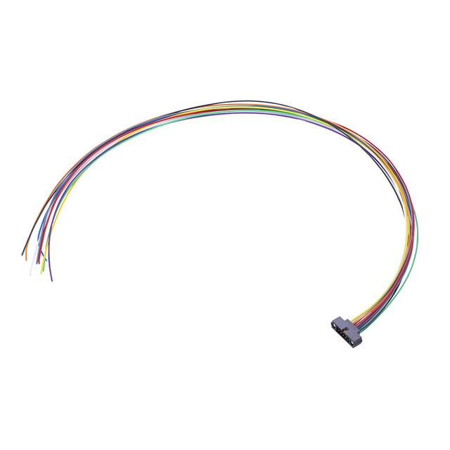 M80-MC21068M1-0450L CBL ASSY 2MM 10POS MALE TO WIRE