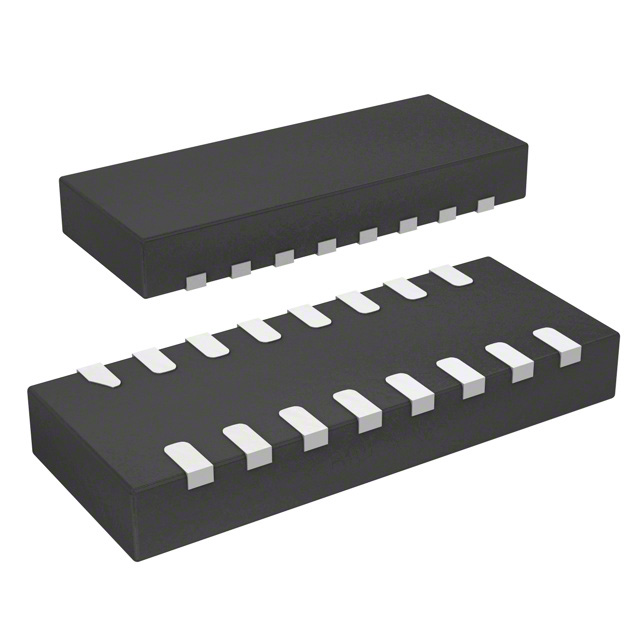 ECMF06-6AM16 6-line signal line common mode filter with ESD protection, rated for 100mA maximum current and 4 Ohm maximum DCR, in a 16-UFDFN surface mount package.