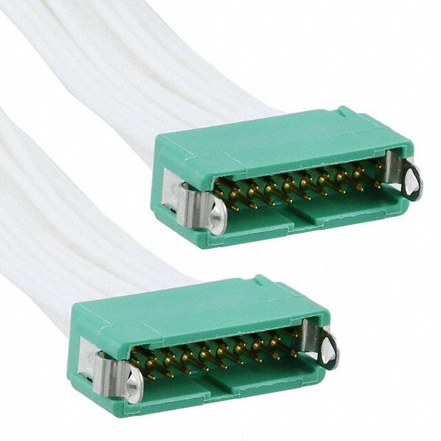 G125-MC12005L4-0150M 1.25MM M/M 20POS 26AWG 150MM