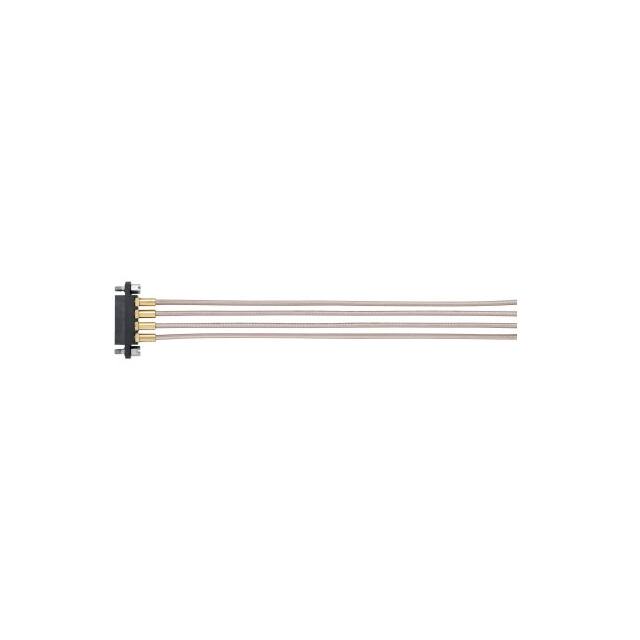 M80-FC305F1-04-0450L CBL ASS RG178 FMALE 450MM 4POS